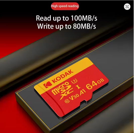 KODAK-Carte mémoire Micro SD 10 U3, carte flash, 64 Go